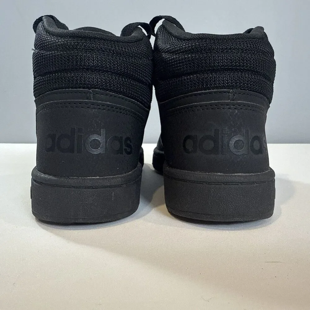 Adidas Hoops 2.0 Men’s/Youth FW7602 Black Casual Shoes Sneakers Size 6